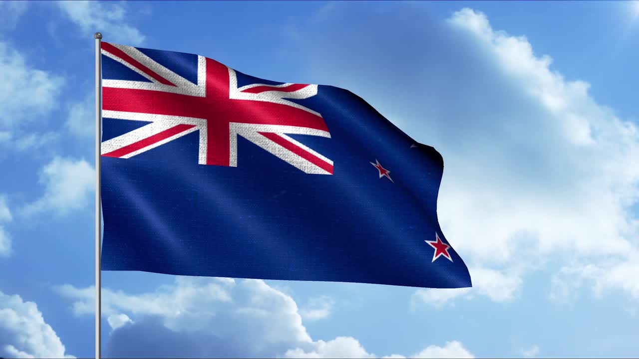 바람에 흔들리는 뉴질랜드 발