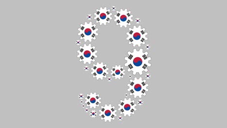한국의 숫자 9