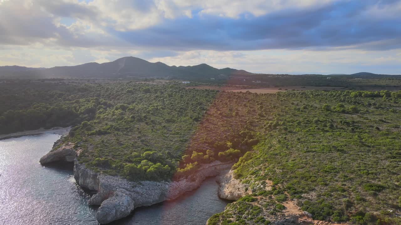 Discover the stunning landscapes of Cala Varques in Majorca. This location features serene waters, lush greenery, and breathtaking mountain views perfect for relaxation and exploration.