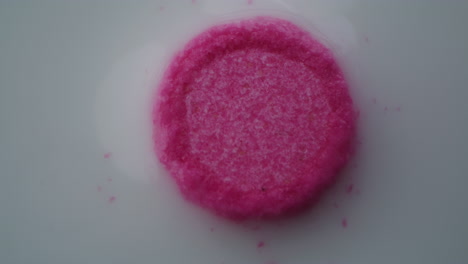 pink pill close-up