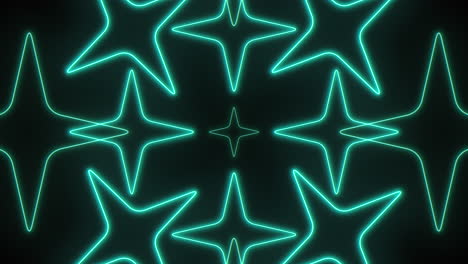 vibrant neon green star pattern on black ideal for websites or apps