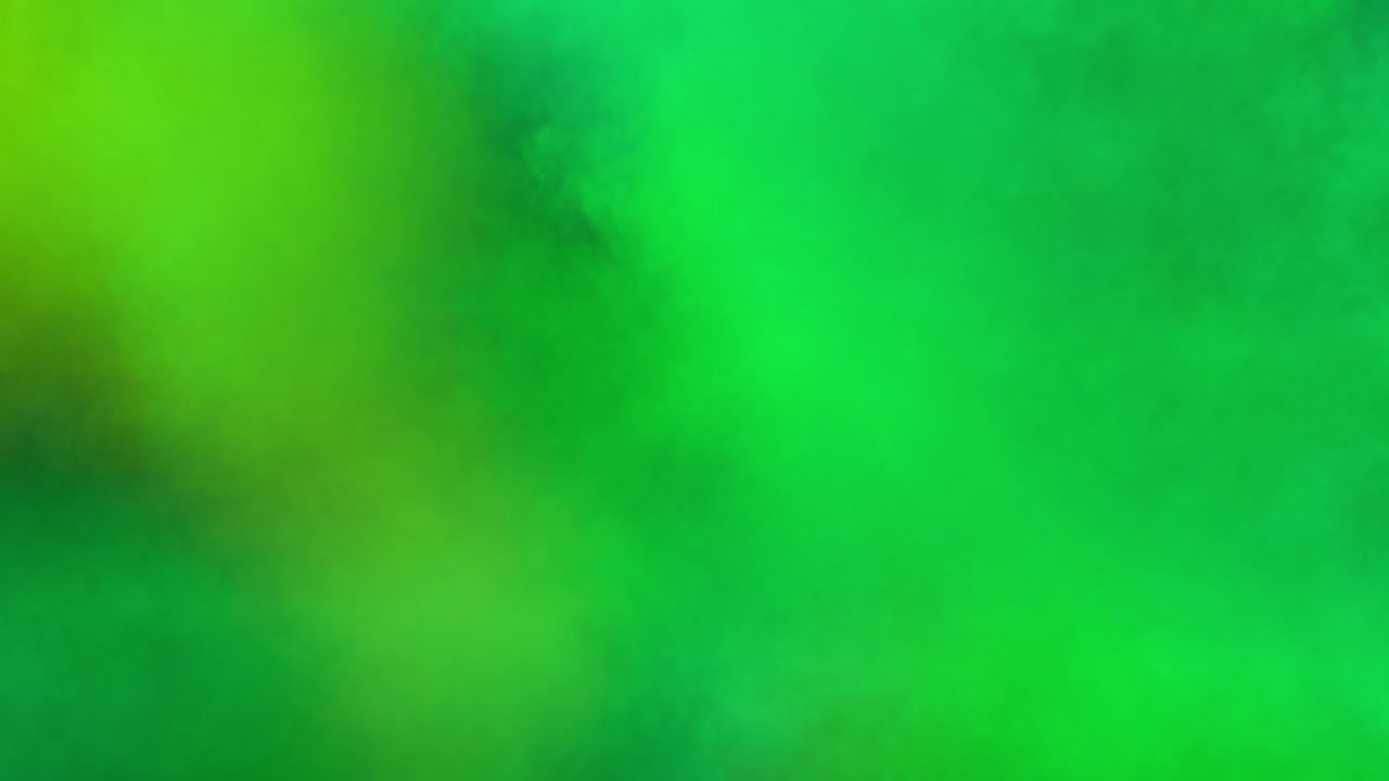 extendiendo humo de colores, limpiando el marco de abajo hacia arriba.