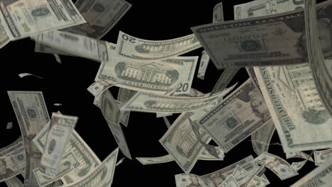 falling money
