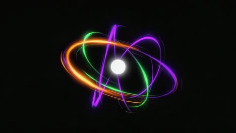 animated atom model