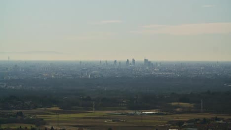 milan horizon from a great distance