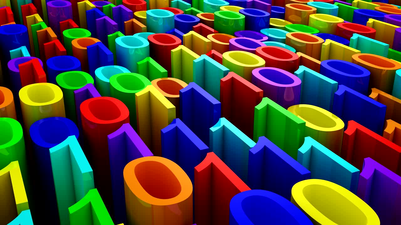 el fondo del código binario