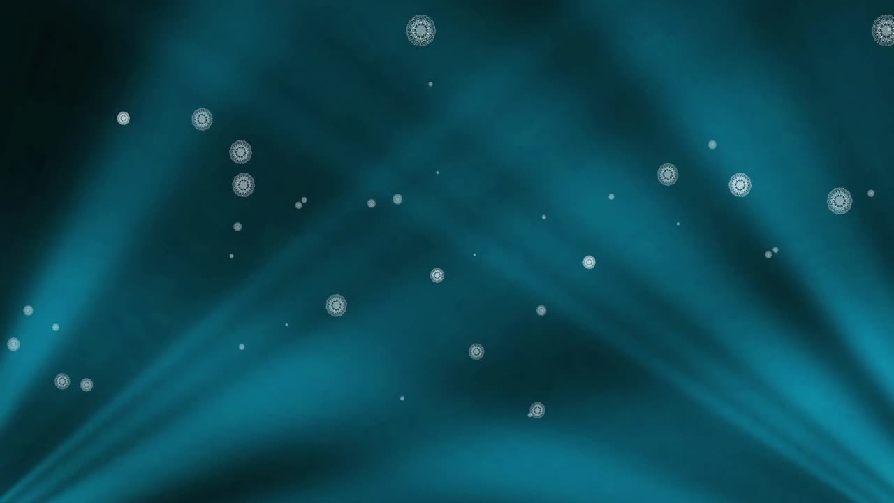 animación de la nieve de navidad cayendo y luces brillantes.