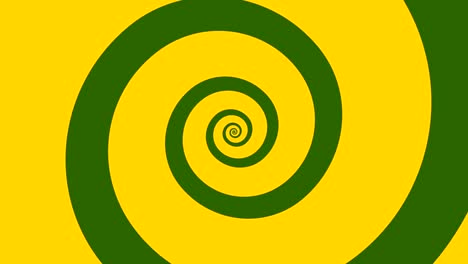 colorida espiral de dibujos animados girando en un bucle