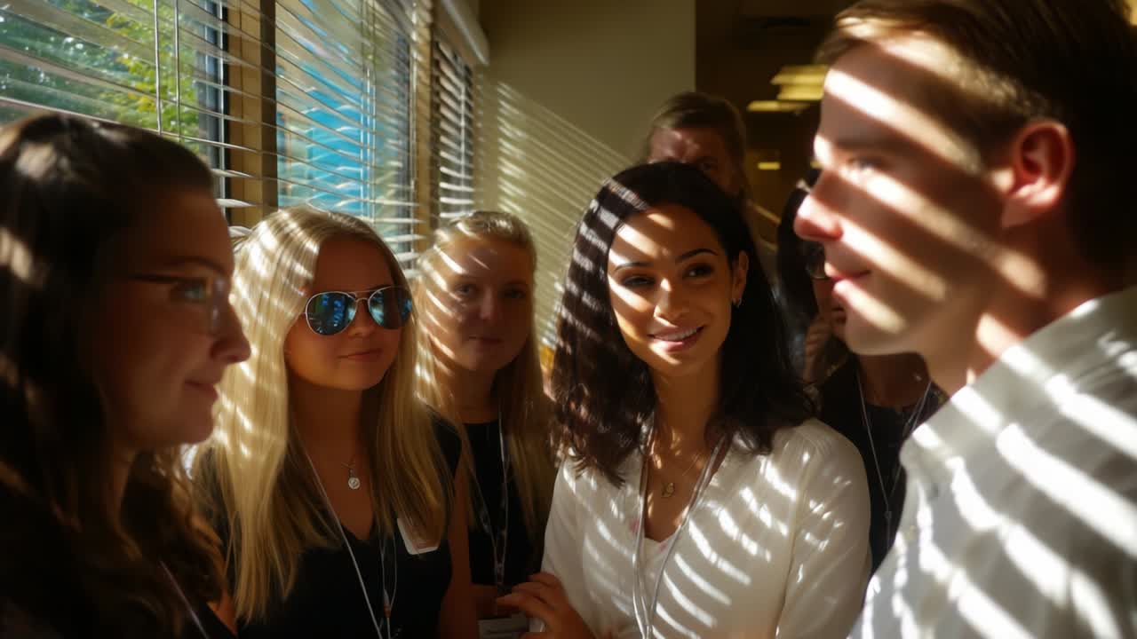 Group of people indoors