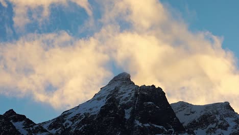 wintertime in norwegian mountains