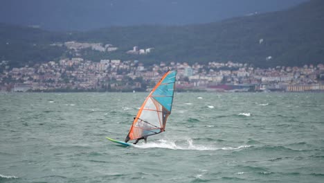 Windsurfing-Lake-Neuchatel-in-Switzerland