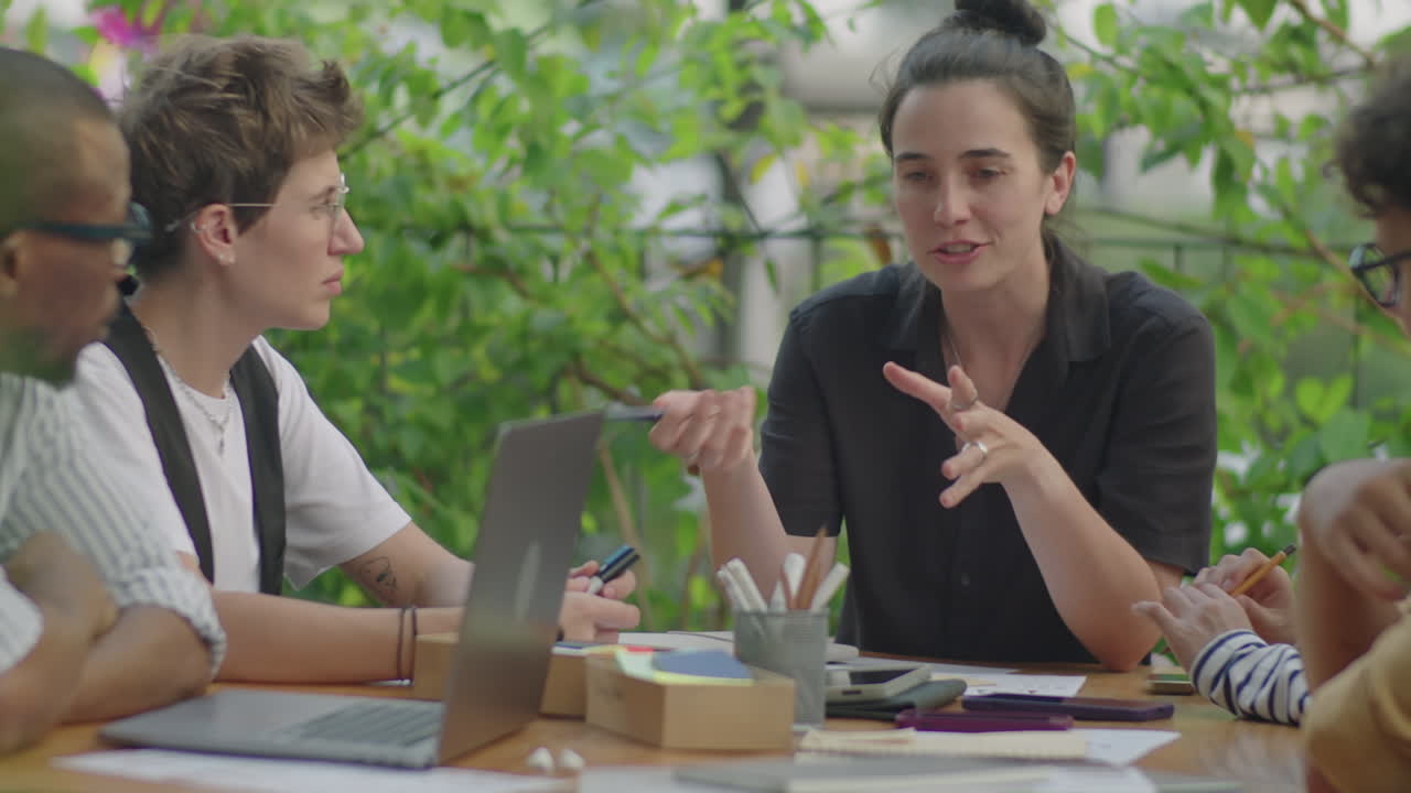 Group meeting and business discussion