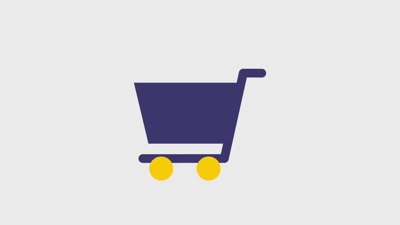 iconas de carrito de compras de la caja de regalos