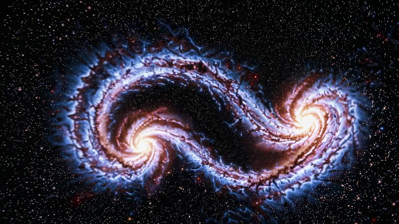 Interacting Double Spiral Galaxies