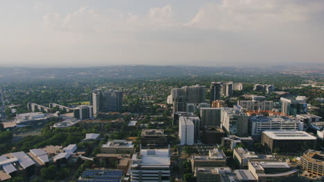 breathtaking skyline view of sandton, south africa – high-rise perspective overlooking the modern cityscape