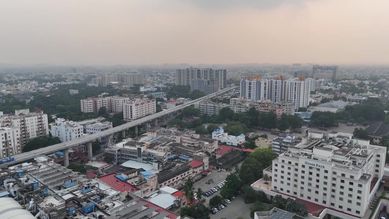 Rete di trasporti di Chennai mostrata nella linea della metropolitana di Vadapalani