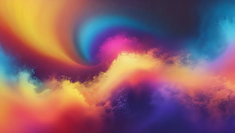 vibrant abstract colorful swirls