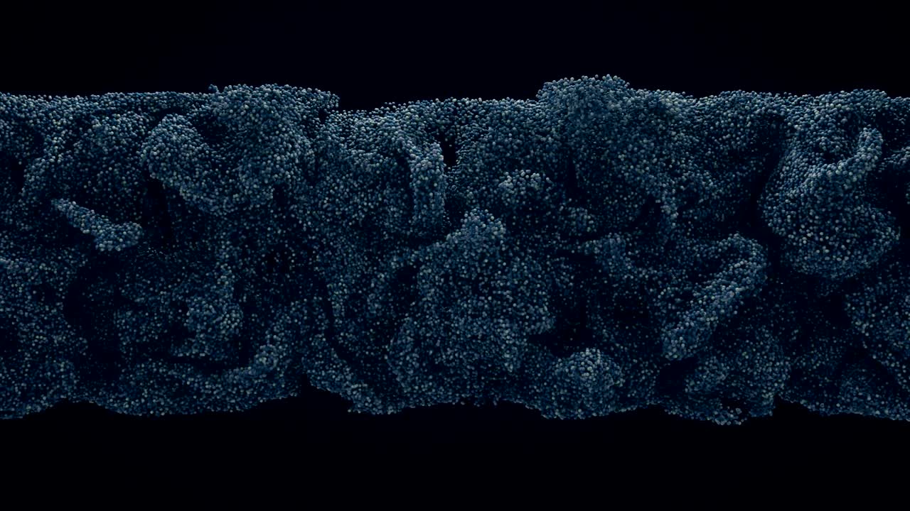 4K Particles Curling Like Smoke.