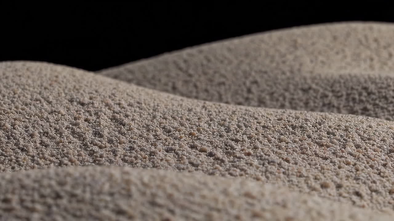 Close-up of Sand Dunes with Dark Background