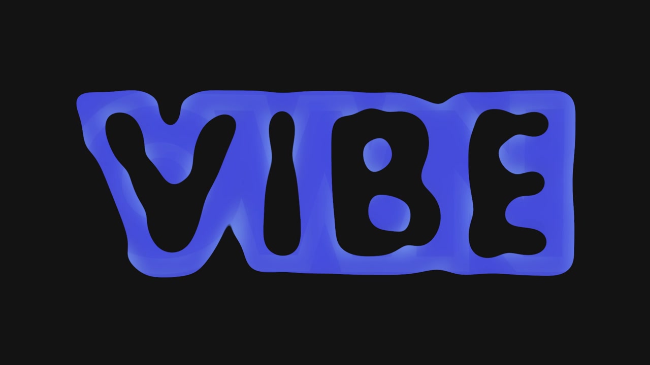 Dynamic Liquid Text Animation with Morphing Effect