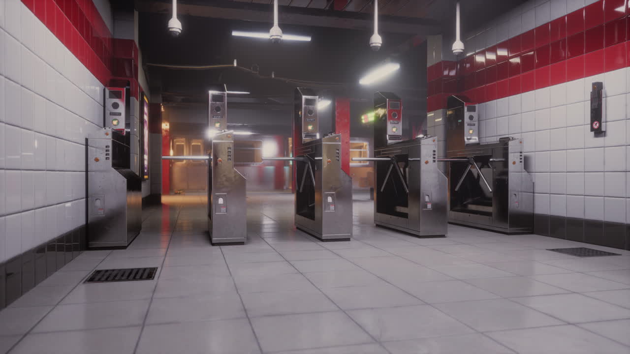 estación de tren vacía durante la pandemia de covid-19