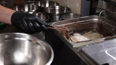 cooking french fries