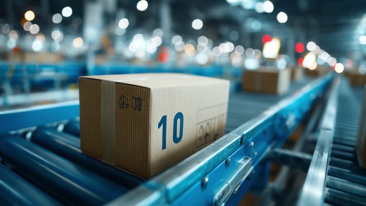 Efficient Package Handling in a Modern Distribution Center: A Glimpse at the Automated Conveying System in Action