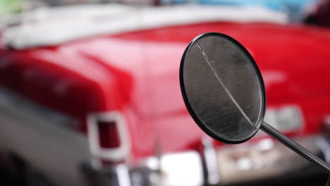 vintage antique convertible car in havana cuba