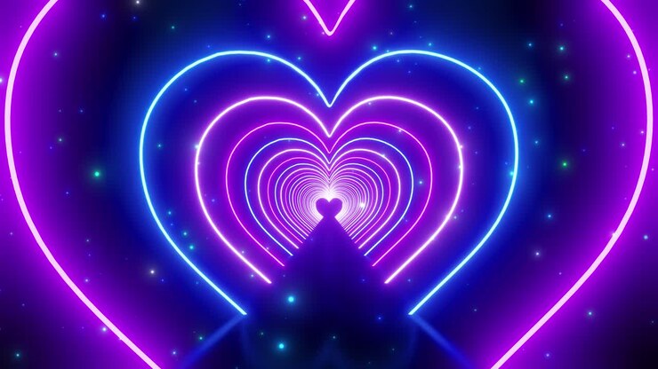Neon Heart Tunnel