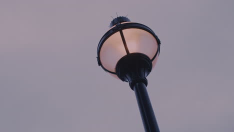 a lamppost of london's southbank.
