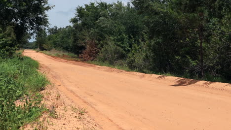 camino de tierra recto