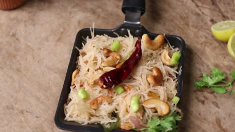 semiya upma or uppittu is a popular breakfast menu from south india