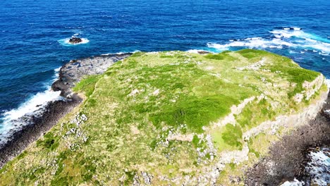 drone captures stunning island and ocean scenery