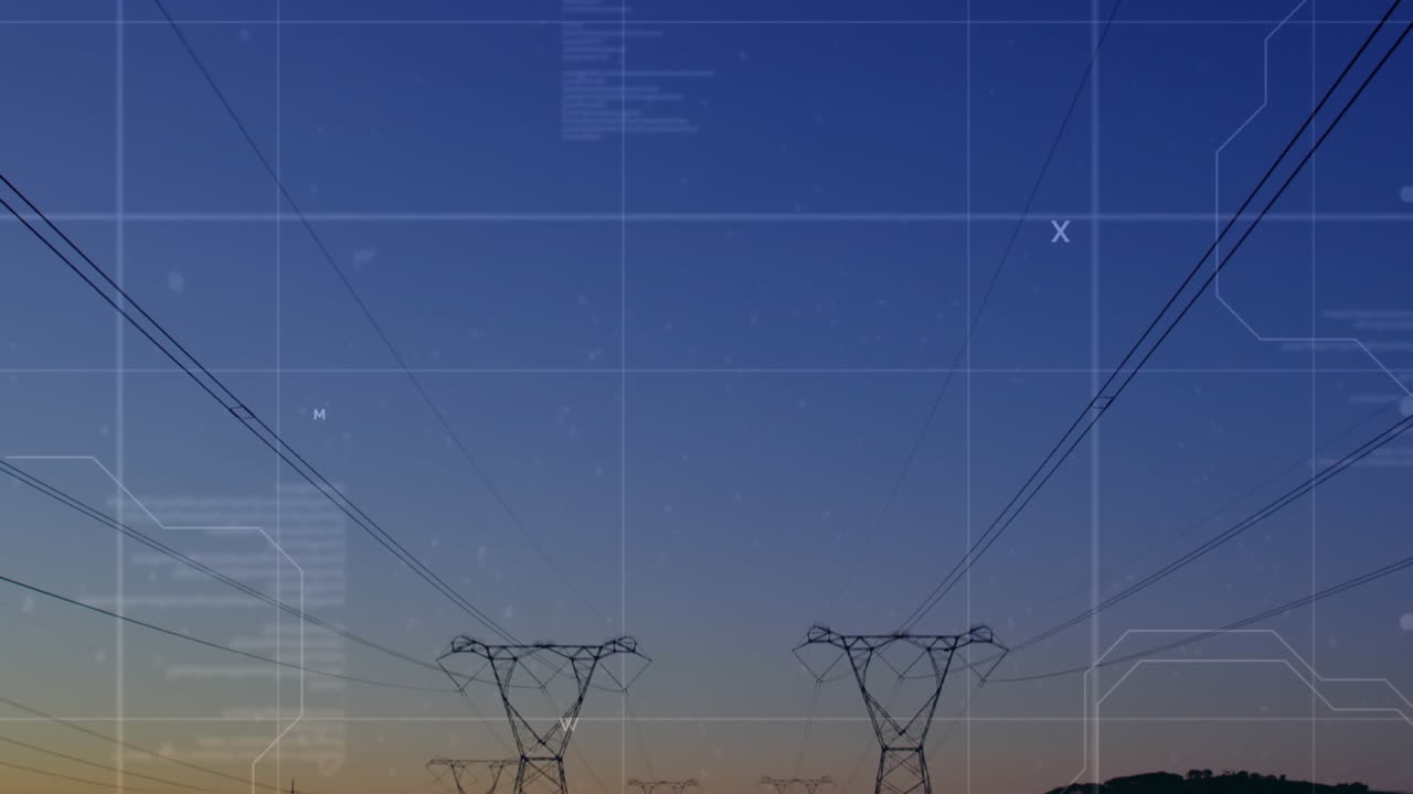 Program codes and power line towers