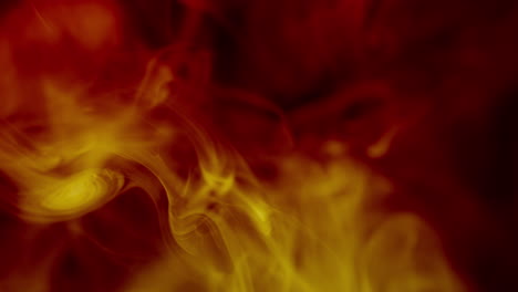 abstract colorful smoke on a black background