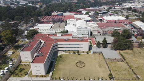 wide aerial view showcasing the numerous academic buildings at the national polytechnic institute of mexico