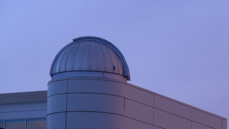 the dome of an astronomical observatory.