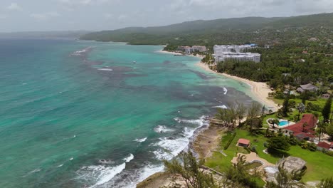 beautiful land and seascape in mammee bay st ann jamaica