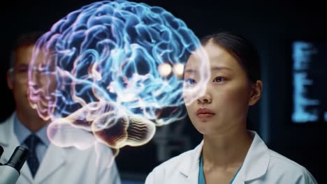a pioneering scientist explores neural connectivity through advanced imaging techniques, unraveling the mysteries of the human brain in cutting-edge research.