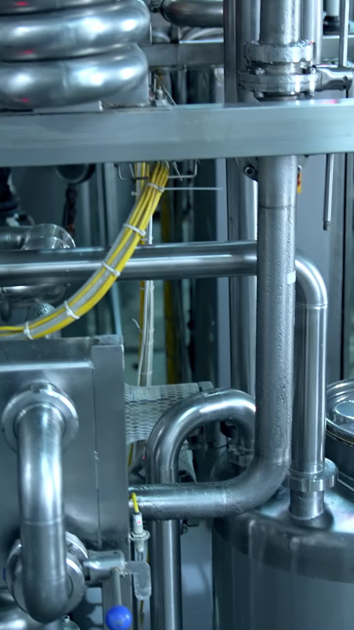 Special pipes for dairy products. Complex shaped pipes for the preparation of dairy products