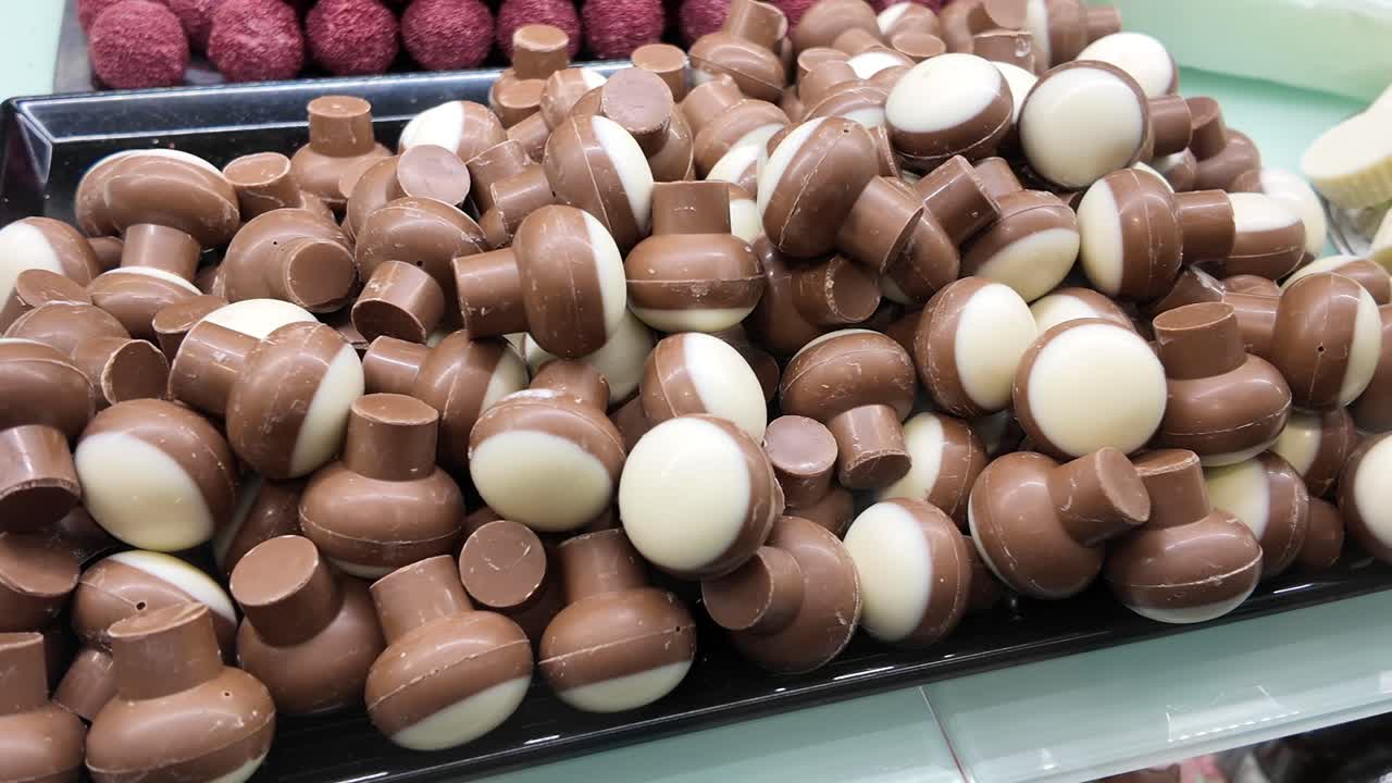 Mushroom-shaped Chocolates and Candies
