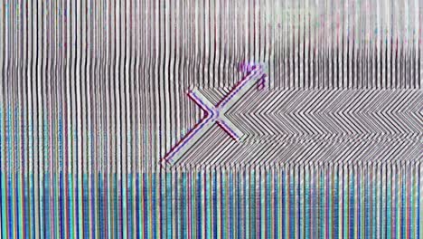 Schütze-Sternzeichen-Glitch-Analoger-VHS-Effekt,-Schütze-Glitch-Horoskop