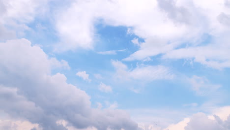 Open-sky-cloud-mass-cotton-clouds-background-blue-outdoor-moving-cloud-cluster-swirling-upward