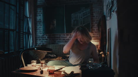 man in a room