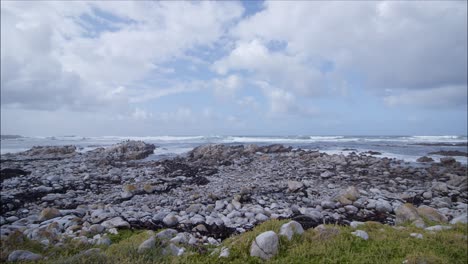 wide-shot-of-the-rocky-coast-in-Hangklip-bay