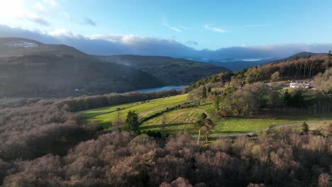 lough dan, wicklow, ireland