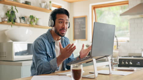 Trabajo-Remoto-Desde-Casa,-Hablando