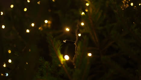 árbol-De-Navidad-Decorado-Con-Luces-Parpadeantes