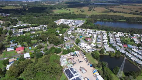 chinderah town along the tweed river in daytime - tweed shire, new south wales, australia