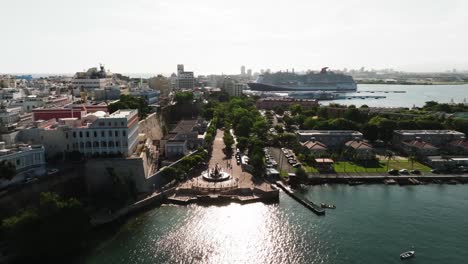 Paseo-La-Princesa-Auf-Der-Altstadt-Von-San-Juan-Puerto-Rico-Von-Der-Bucht-1